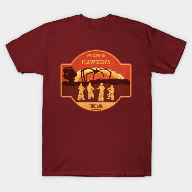 Welcome to Hawkins stick T-Shirt by mycool